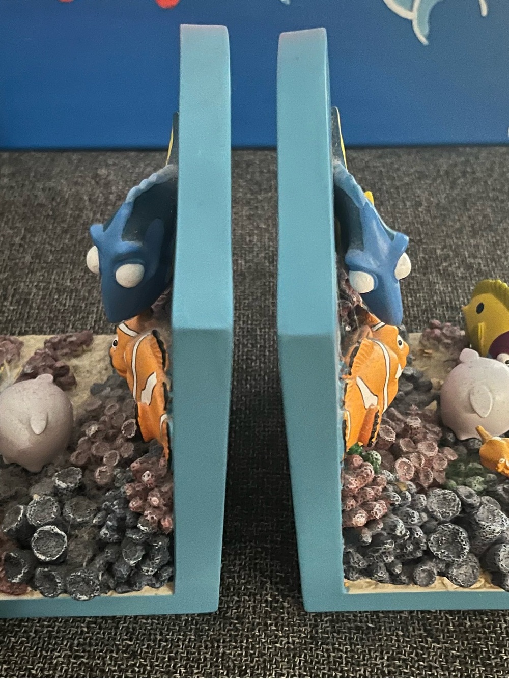 Finding Nemo Bookends and Painting